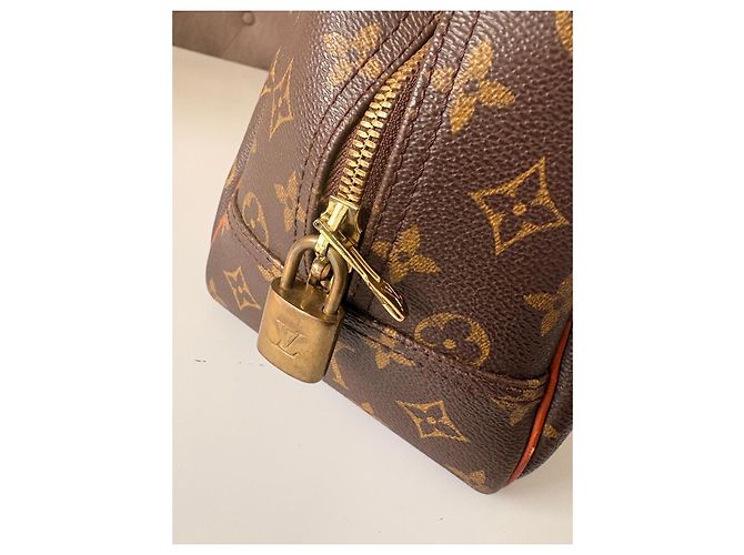 Borsa Louis Vuitton Deauville Marrone - vista 5