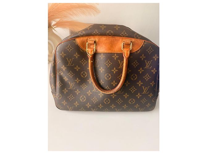 Borsa Louis Vuitton Deauville Marrone - vista 6