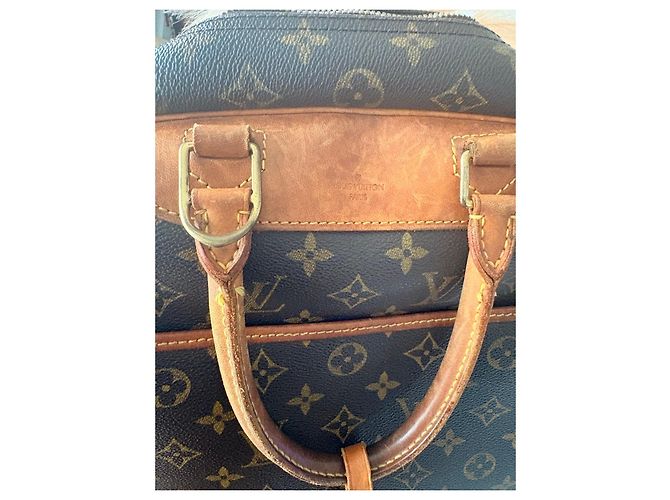 Borsa Louis Vuitton Deauville Marrone - vista 8