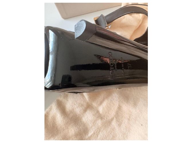 Sandali con tacco Jimmy Choo in pelle e scamosciato neri Nero - vista 11
