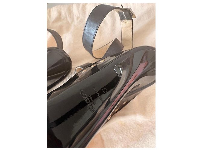 Sandali con tacco Jimmy Choo in pelle e scamosciato neri Nero - vista 13