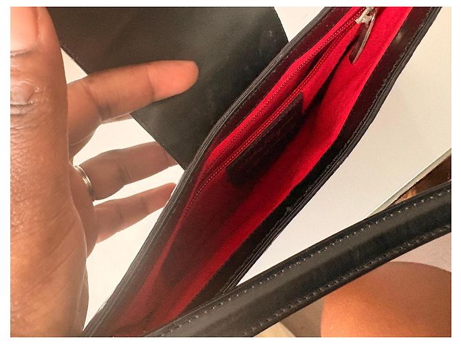 Borsa Gancini in pelle nera Salvatore Ferragamo Nero - vista 11