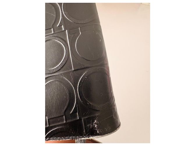 Borsa Gancini in pelle nera Salvatore Ferragamo Nero - vista 12