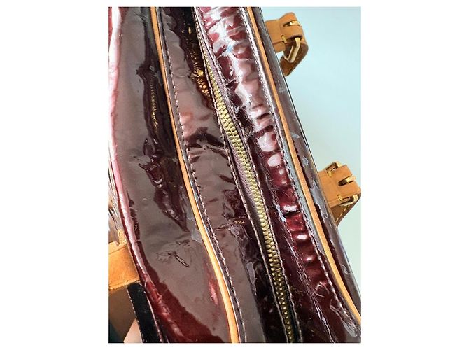 Bolsa Louis Vuitton Summit Monogram Vernis Alma BB Bordeaux - vista 7