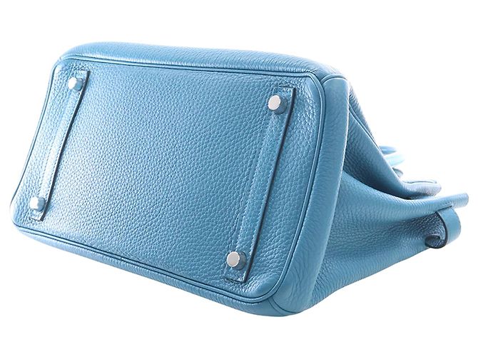 Hermès Blue Togo Birkin Retourne 30 Blu chiaro - vista 14