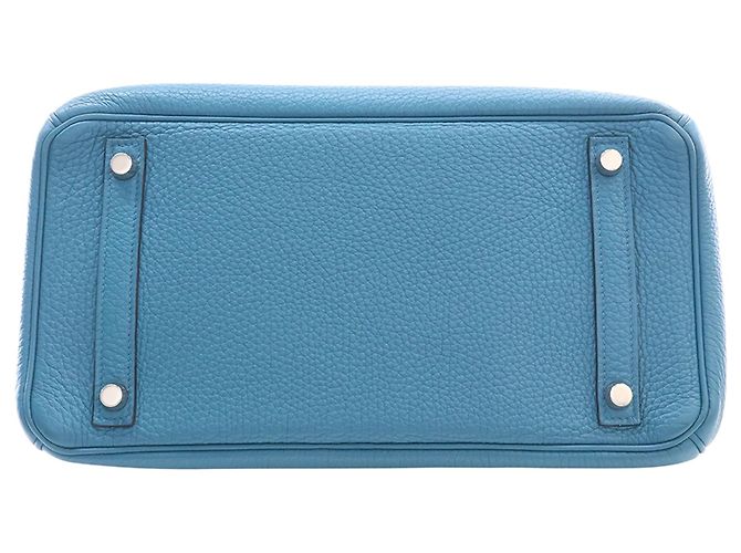 Hermès Blue Togo Birkin Retourne 30 Blu chiaro - vista 5