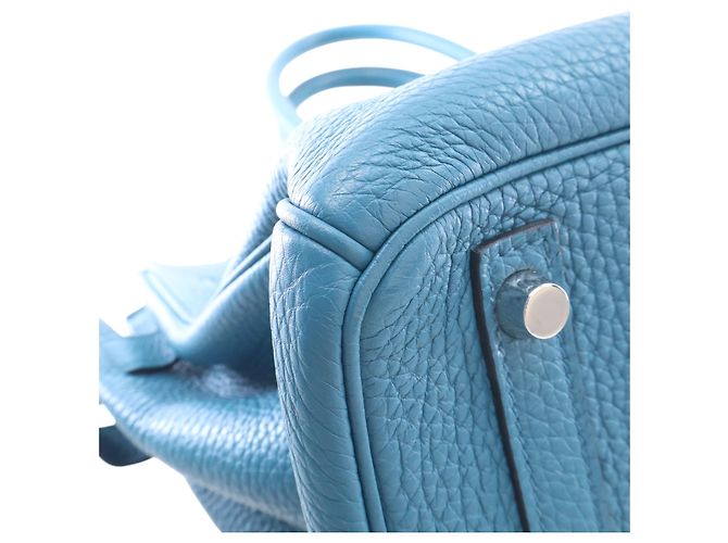 Hermès Blue Togo Birkin Retourne 30 Blu chiaro - vista 8