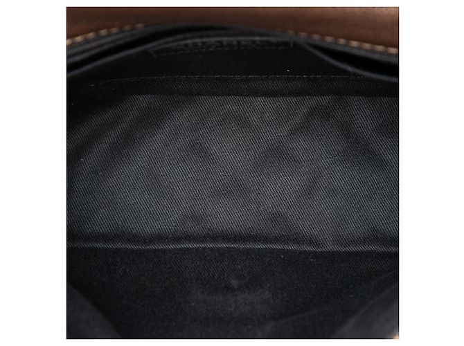 Chanel Brown Small Metallic Caviar CC Timeless Flap Marrom Bronze - vista 4
