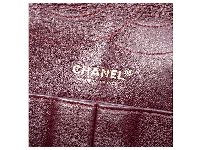 Chanel Black Quilted Crinkled Patent Reissue 2.55 Double Flap 227 Nero - vista 5
