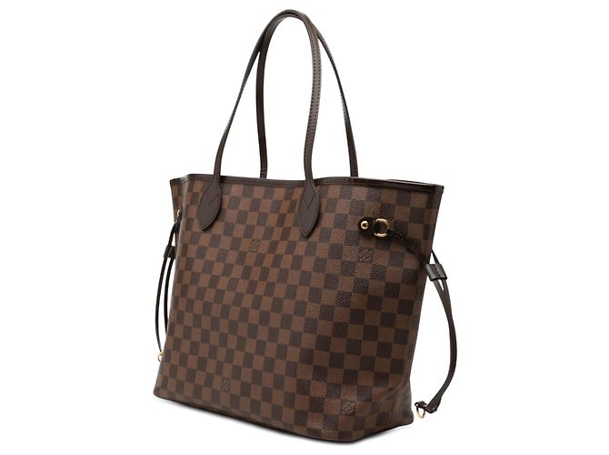 Louis Vuitton Marrone Damier Ebene Neverfull MM - vista 2