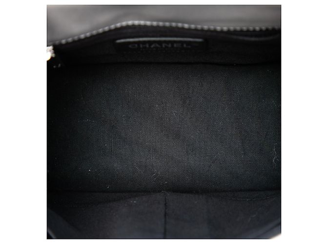 Chanel Black Small Chevron Lambskin Couture Flap - view 4