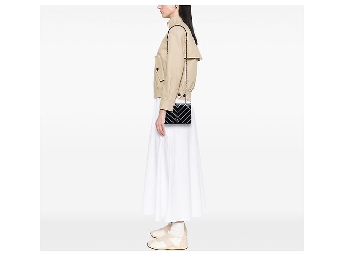 Chanel Black Small Chevron Lambskin Couture Flap - view 6