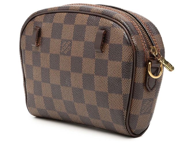 Louis Vuitton Marrone Damier Ebene Ipanema Pochette - vista 2