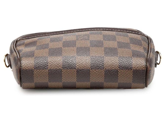 Louis Vuitton Marrone Damier Ebene Ipanema Pochette - vista 3