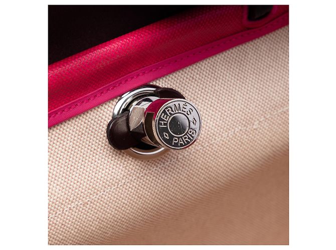 Hermès Pink Toile H Berline Herbag Zip 31 Rosa - vista 5