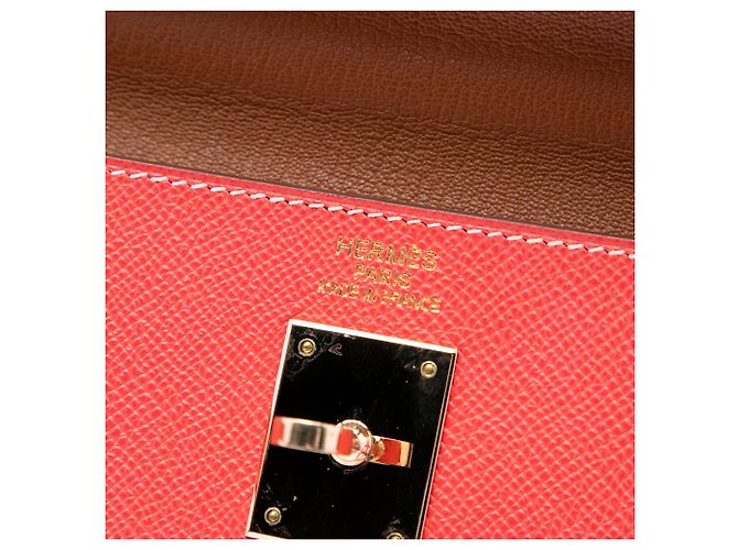 Hermès Pink Epsom Candy Kelly II Retourne 35 Rosa - vista 5