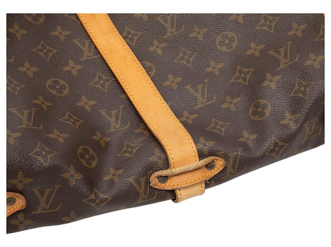 Louis Vuitton Marrone Monogram Saumur 35 - vista 7