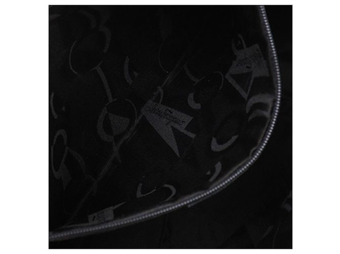 Salvatore Ferragamo Borsa a tracolla Ferragamo in scamosciato marrone con cuciture e nappe - vista 6