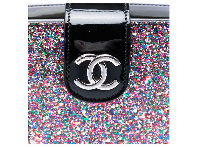 Camera Borsa a tracolla Chanel Multi Glitter Patent Evening On The Moon Multicolore - vista 5