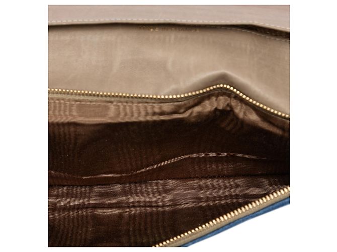Chanel Blue CC Chocolate Bar Denim Flap - vista 4