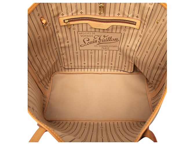 Louis Vuitton Marrón Monogram Neverfull GM Castaño - vista 4