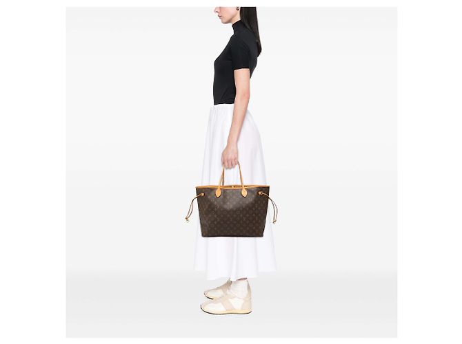 Louis Vuitton Marrón Monogram Neverfull GM Castaño - vista 7