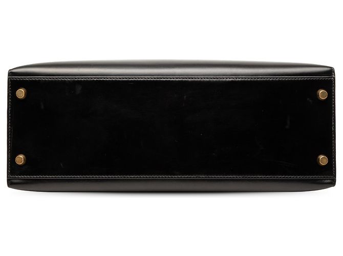 Hermès Black Box Calf Kelly Sellier 32 Nero - vista 3