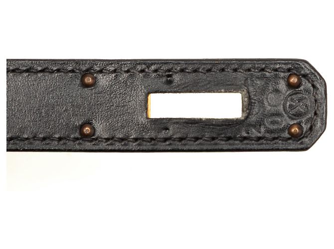 Hermès Black Box Calf Kelly Sellier 32 Nero - vista 6