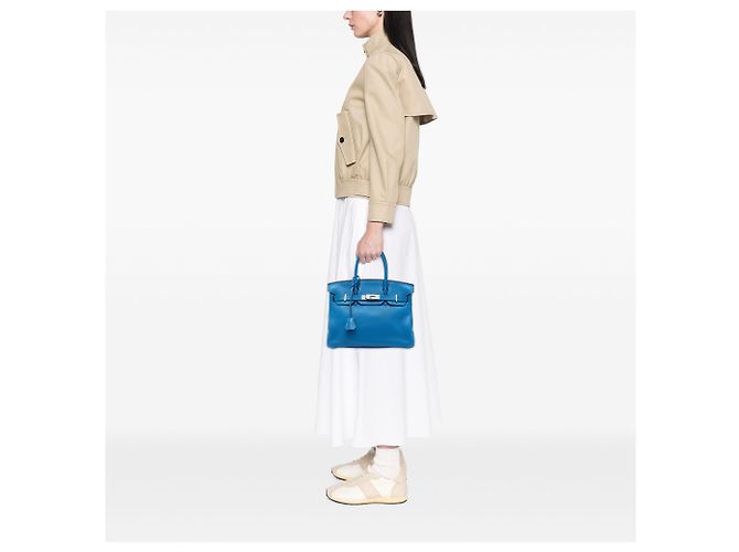 Hermès Blue Togo Birkin Retourne 30 - vista 6