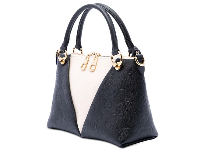Louis Vuitton Borsa V Tote BB in Monogram Empreinte nero - vista 2
