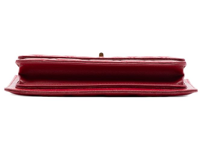 Wallet On Chain Portafoglio con catena Chanel Red Quilted Aged Calfskin Reissue 2.55 Rosso - vista 3