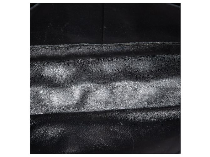 Chanel Black Medium Classic Quilted Tweed Double Flap Nero - vista 4