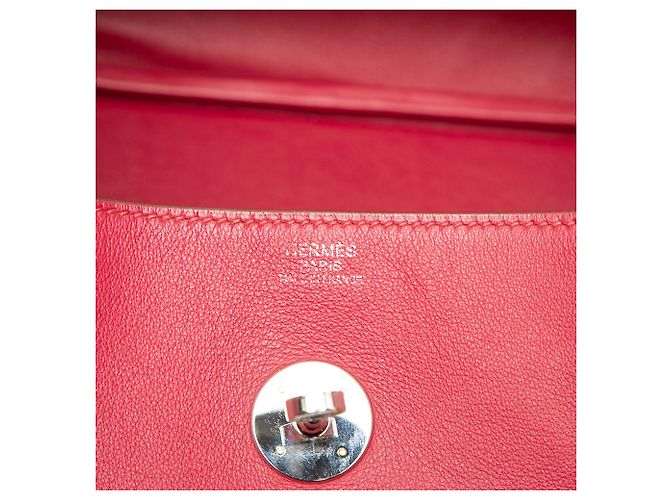 Hermès Red Swift Lindy 34 Rosso - vista 5