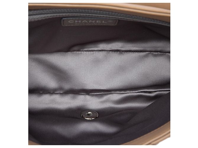 Chanel Marrone Lambskin Trapuntato Coco Rain Flap Media - vista 4