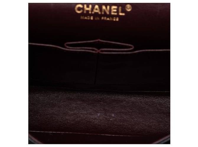 Chanel Black Medium Classic Lambskin Double Flap Nero - vista 4