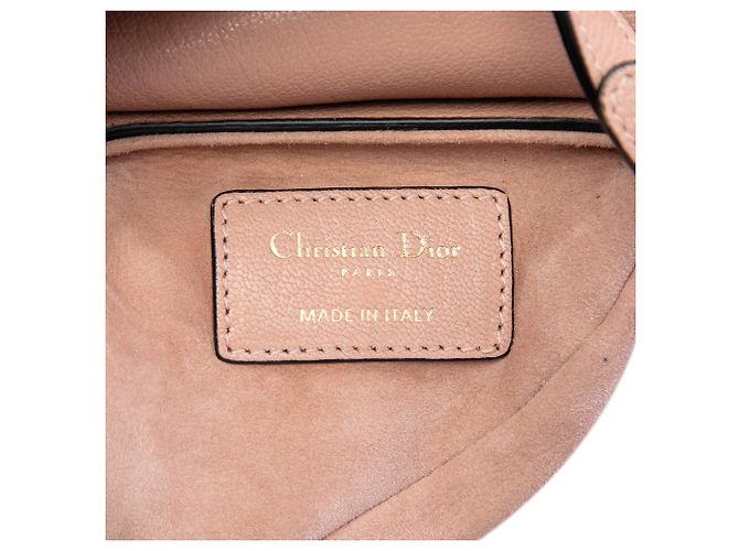 Borsa Saddle Dior in micro pelle di capra marrone Carne - vista 5