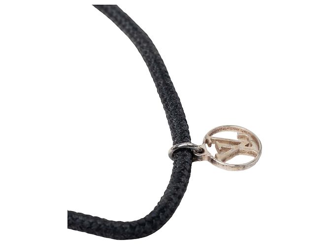 Bracciale Lockit in argento sterling e cordino Unicef argentato Louis Vuitton - vista 6