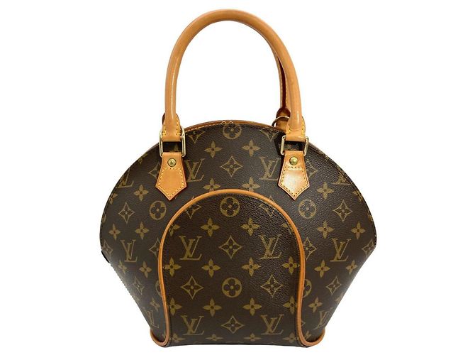 Borsa Louis Vuitton Ellipse MM Marrone - vista 2