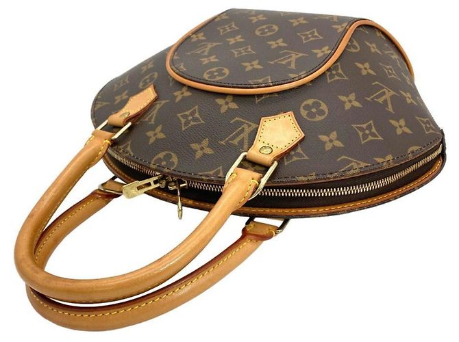 Borsa Louis Vuitton Ellipse MM Marrone - vista 3