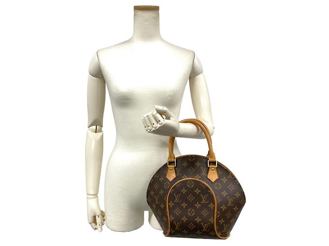Borsa Louis Vuitton Ellipse MM Marrone - vista 9