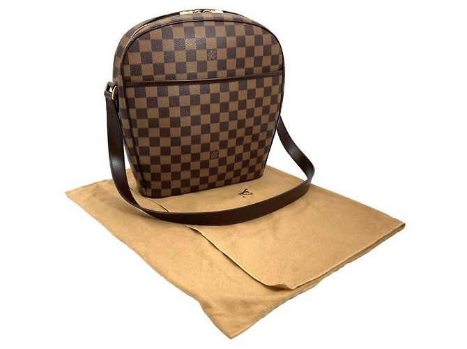 Bolso de Hombro Louis Vuitton Ipanema GM Castaño - vista 10