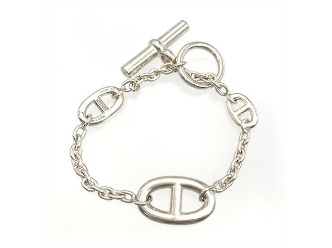 Hermès Bracciale Hermes Chaine d'Ancre Farandole Argento - vista 2