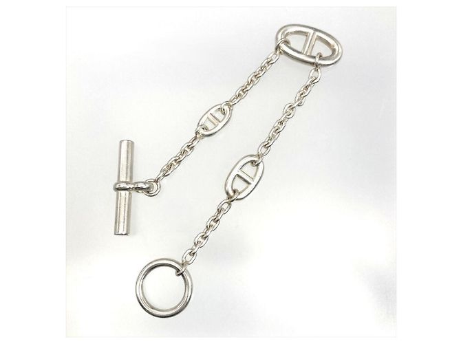 Hermès Bracciale Hermes Chaine d'Ancre Farandole Argento - vista 5