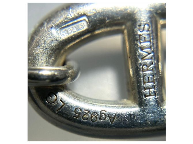 Hermès Bracciale Hermes Chaine d'Ancre Farandole Argento - vista 6