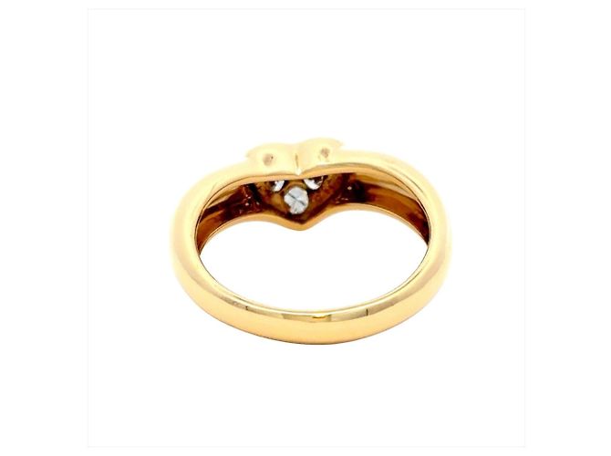 Anello Tiffany & Co. Friendship Heart Pavé in oro giallo 18K D'oro - vista 4