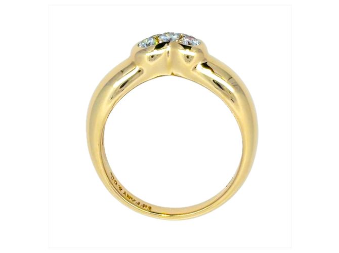 Anello Tiffany & Co. Friendship Heart Pavé in oro giallo 18K D'oro - vista 6
