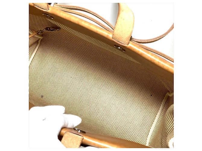 Hermès Hermes Herbag Cabas GM Tote Bag Marrone - vista 5