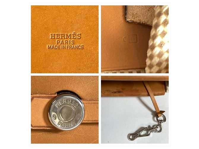 Hermès Hermes Herbag Cabas GM Tote Bag Marrone - vista 6