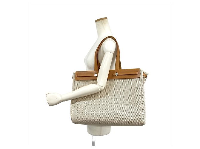 Hermès Hermes Herbag Cabas GM Tote Bag Marrone - vista 9