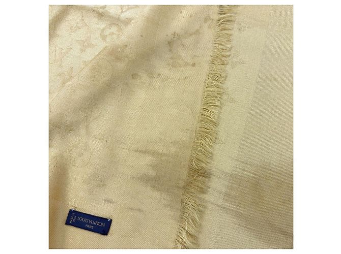 Louis Vuitton Monogram Muster Schal Gelb - Ansicht 10